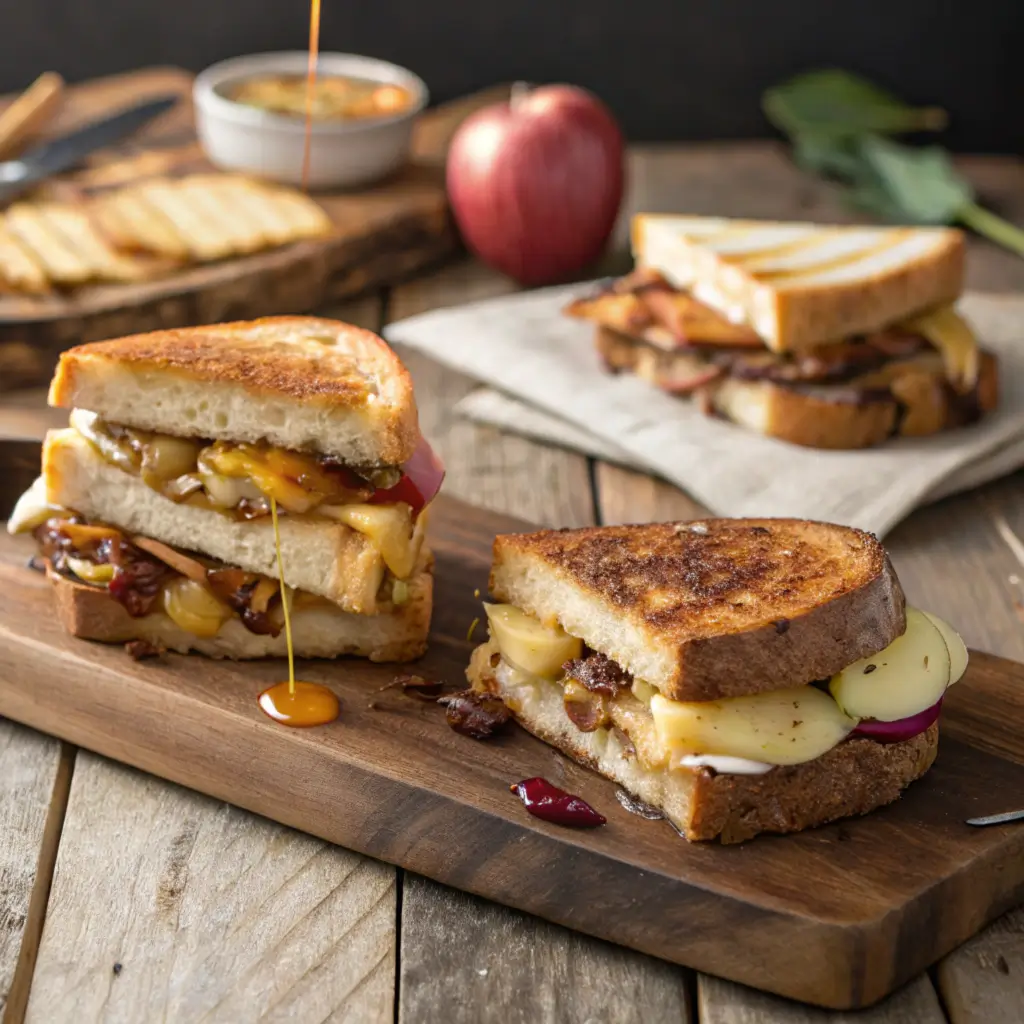 Apple and Bacon Grilled Cheese