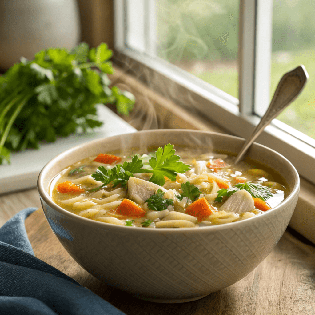 chicken soup with orzo​