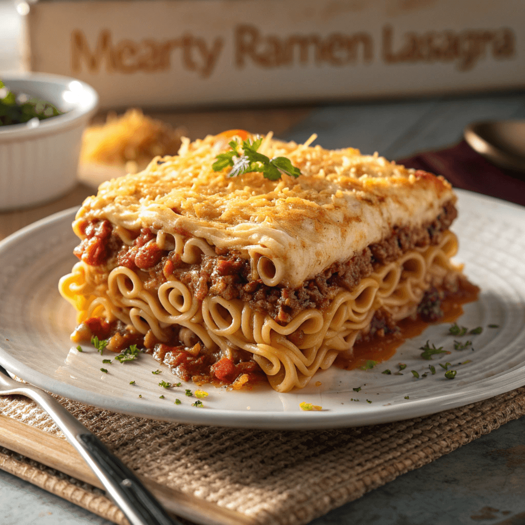 Ramen Lasagna Recipe