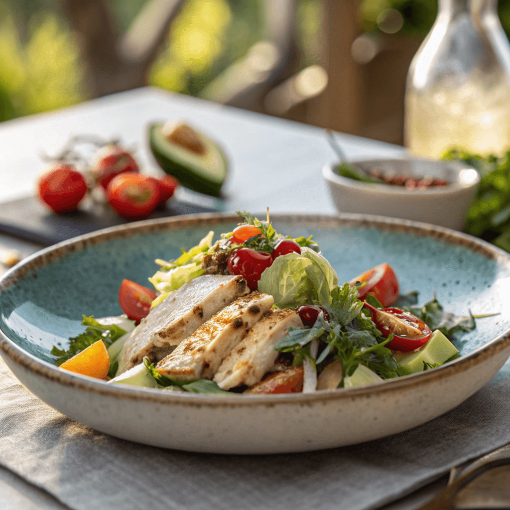 How many calories are in ensalada de pollo?