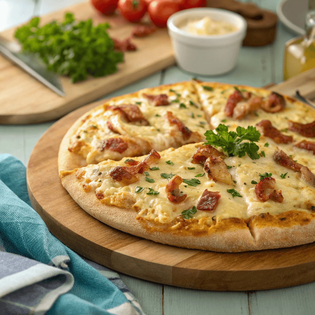 chicken bacon ranch pizza​