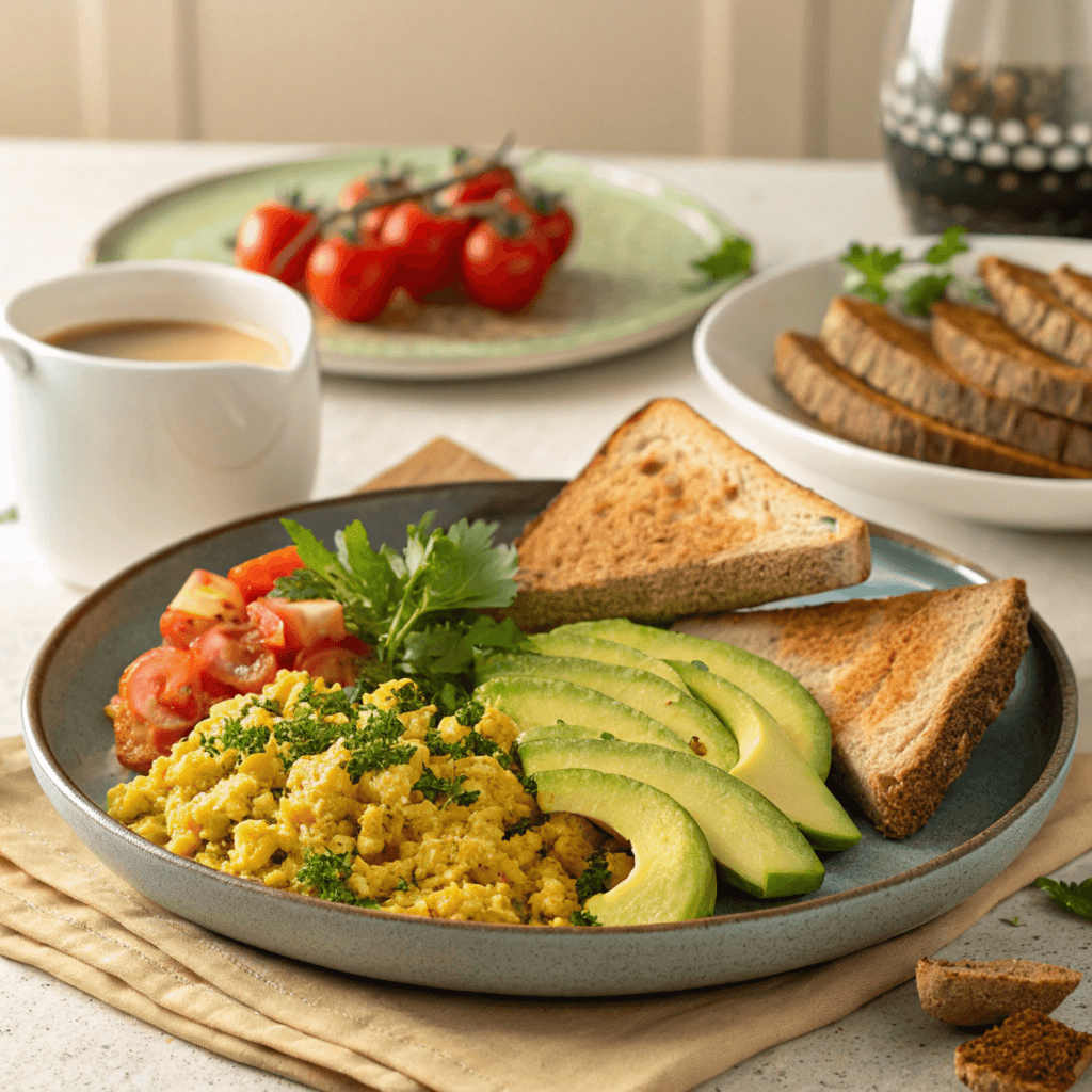 What is a good plant-based protein for breakfast?