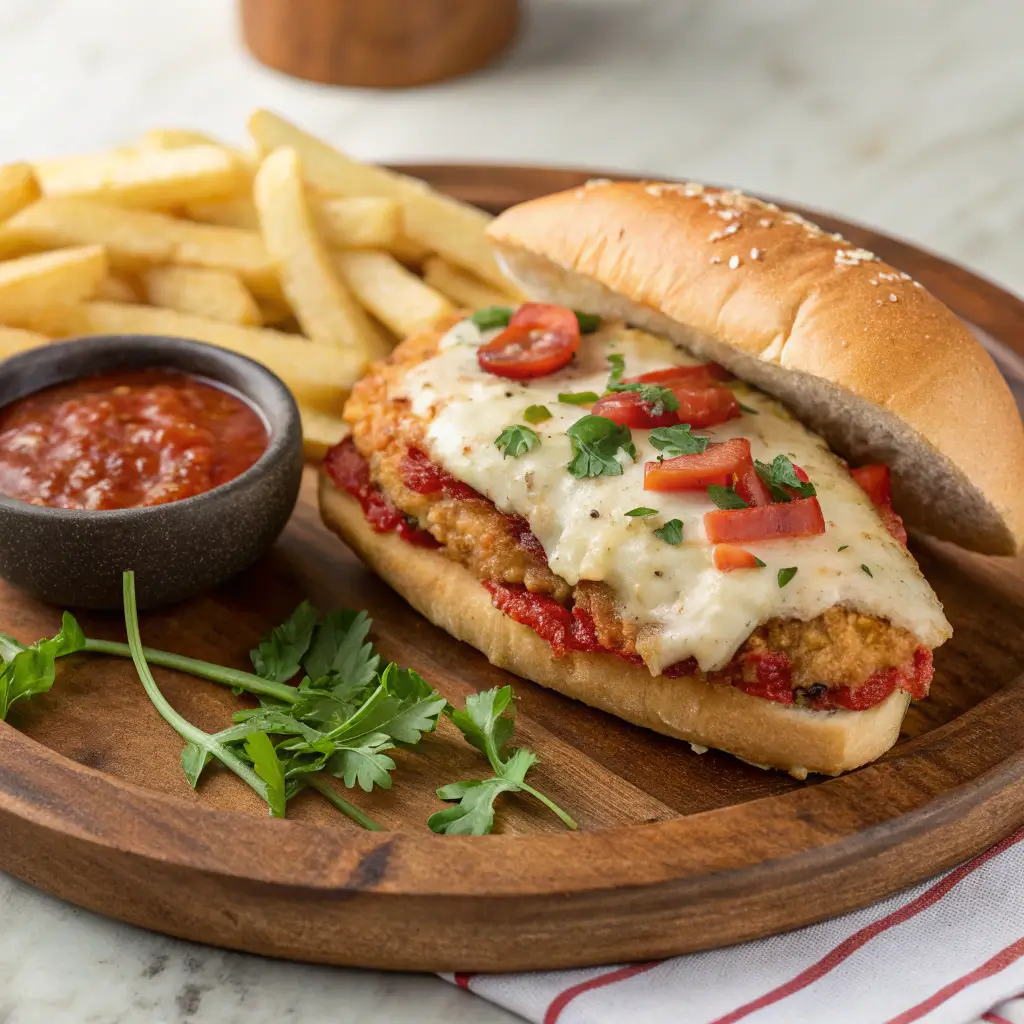 chicken parm sandwich